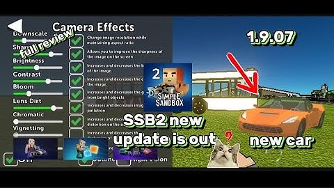 Simple sandbox 2 update 1.9.07 new update new graphics full review secret car fixed bug? SSB2