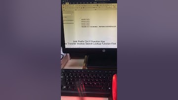 Combination Key Ctrl+F Function Display by Barcode Scanner