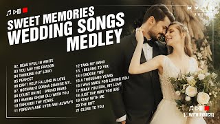 Wedding Medley 💜 Beautiful In White, You Are The Reason, Close to You  💘 Best Romantic Love Songs