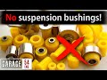 What happens when you remove all suspension bushings?