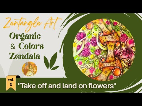 ゼンタングル】Organic & Colors Zendala Series vol.2 