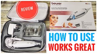 REVIEW BEURER MP62 Professional Manicure Pedicure Nail Drill eFile Kit Corded