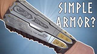 I made splinted vambraces – armor tutorial by Garage Knight 2,833 views 2 years ago 6 minutes, 40 seconds