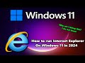 How to run Internet Explorer on Windows 11