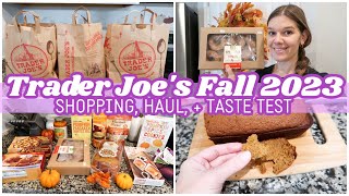 TRADER JOE'S FALL 2023 | SHOP WITH ME, GROCERY HAUL, + TASTE TEST