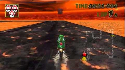 [MKWII] N64 Lethal Lava Land GBA BC3 Texture