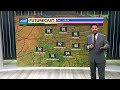 Sunshine, rain and heat fill the 7-day forecast