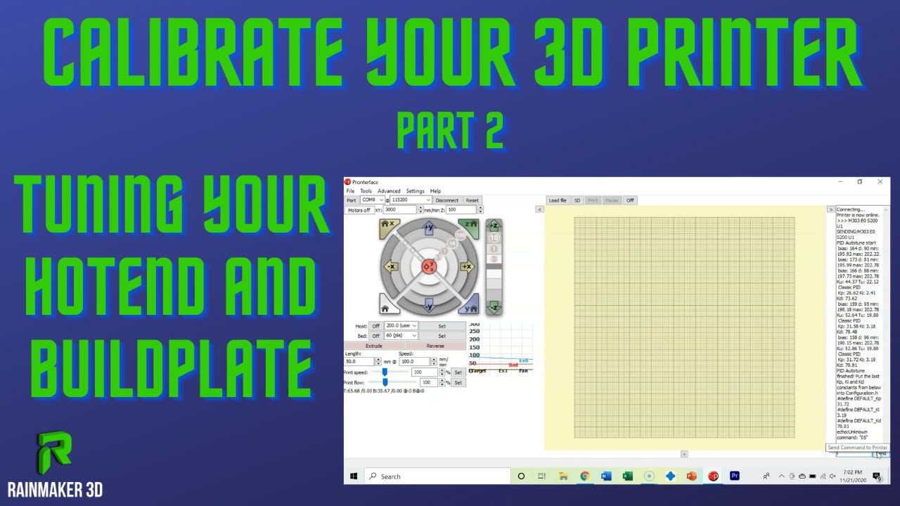 organ spray Centrum PID Autotune Tuning Your Hotend and Bed Plate - Calibrating your 3D printer  Part 2 - Ender 3 V2 - YouTube