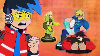 The Triple Strike Tag Team | AKEDO: Ultimate Arcade Warriors | Cartoons For Kids