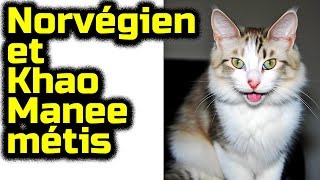Norvégien et Khao Manee Le chat métis by Chat Chien et Amis 76 views 11 months ago 5 minutes, 27 seconds