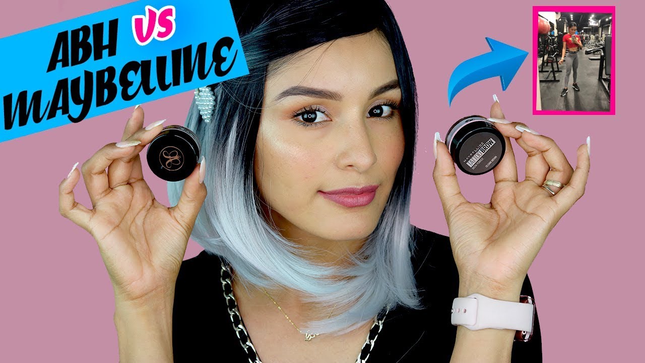 ¡BATALLA DE POMADAS! ANASTASIA vs MAYBELLINE I A PRUEBA EN EL GYM I @elcanaldeges