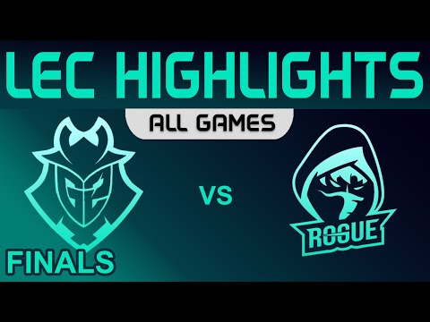 G2 vs RGE Highlights ALL GAMES Playoffs Finals LEC Summer 2022 G2 Esports vs Rogue by Onivia