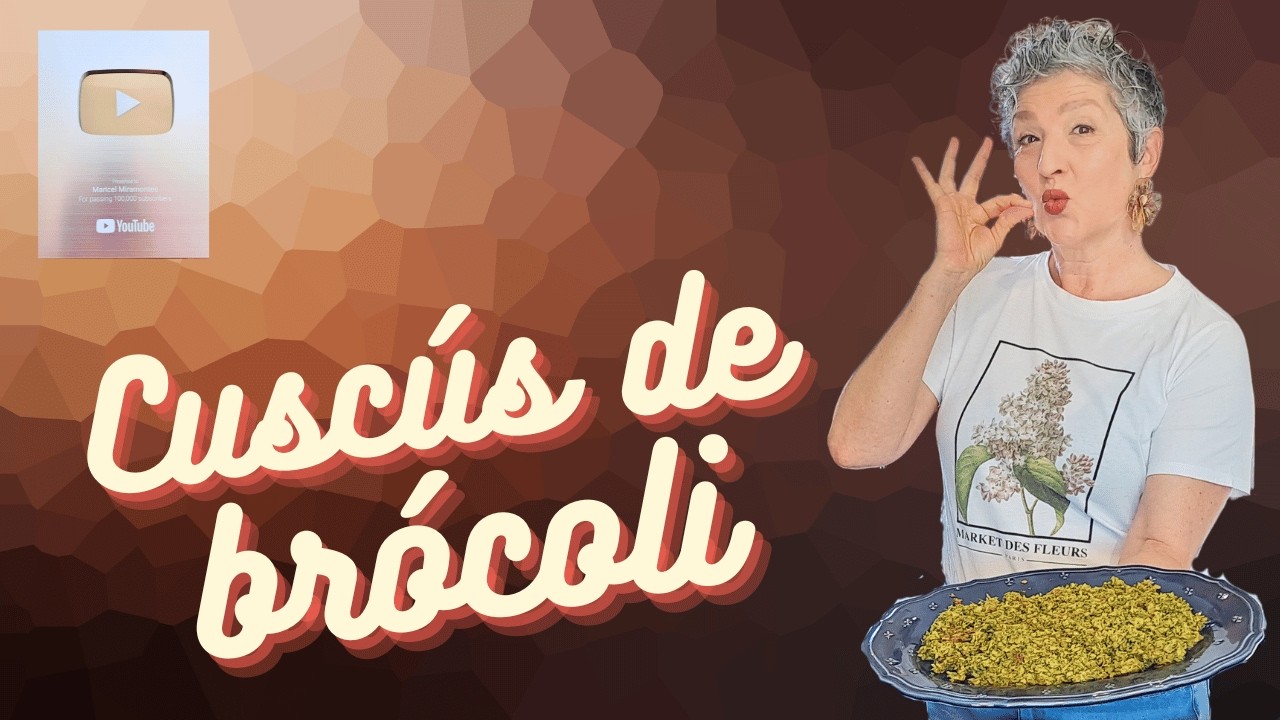 ​🥦 CUSCÚS DE BRÓCOLI 🥦 SERIE DE RECETAS #1 de #3 ❤️ con Thermomix® TM7 🔝