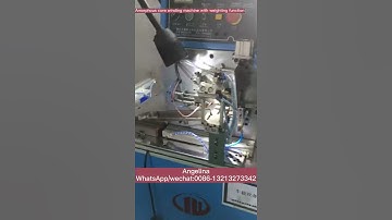 Mini amorphous core winding machine with weighting function