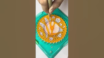 ASMR Spiral Audio for Peace |  Mesmerizing Spirograph Art for Peace! #art #shorts #spirograph #asmr