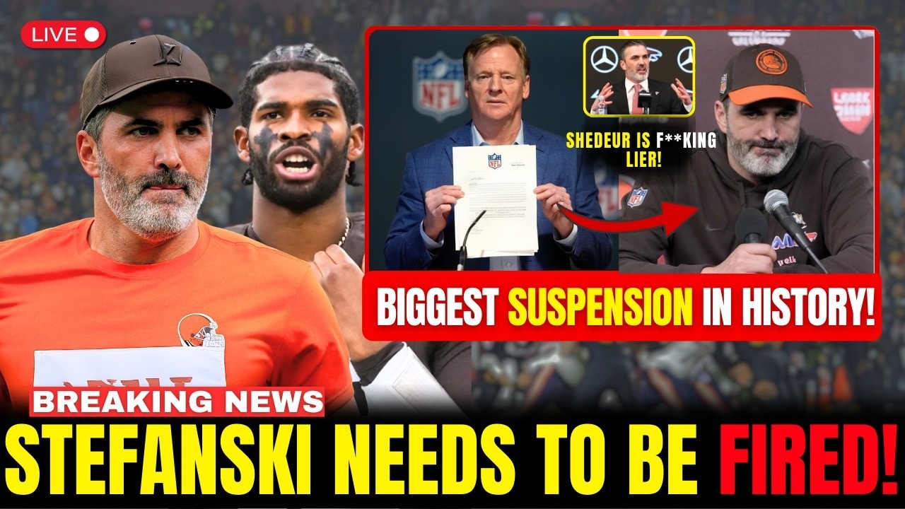 NFL SHOCKED As Kevin Stefanski Faces SUSPENSION Over Comments Made About Shedeur Sanders!