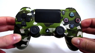 New Green Camo PS4 Slim/Pro Dualshock 4 V2 Unboxing -