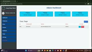 PHP PROJECT : "Dashboard" Insert users (part 5)