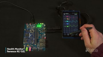 Altia in Action | Health Monitor GUI on Renesas RZ/G2