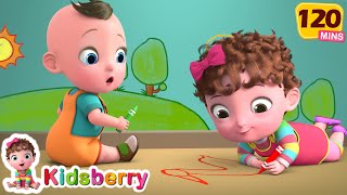 Don't Color on The Wall + Three Little Pigs | Kidsberry Nursery Rhymes & Baby Songs