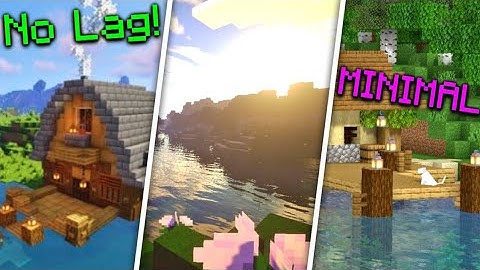 5 Minimal No Lag Shaders For MCPE 1.17!