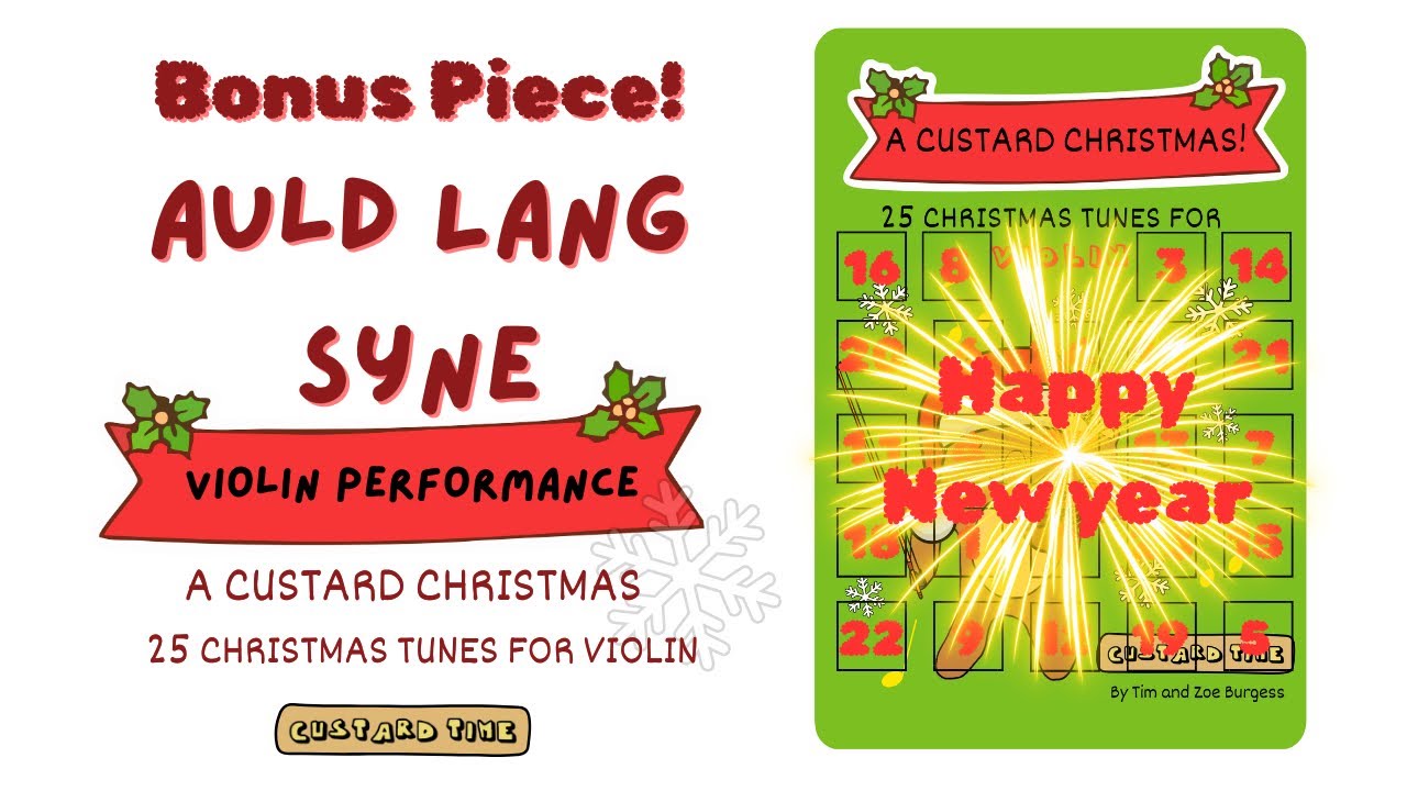 Auld Lang Syne | Violin | Bonus Piece & Happy New Year 🎆 - YouTube
