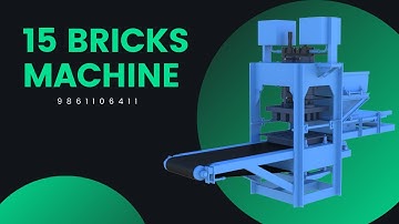15 Cavity Automatic Fly ash Bricks making machine | MANUFACTURER | ODISHA