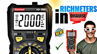 Aicevoos AS-58A (RICHMETERS 113A) CHEAP-O Multimeter Review &amp; Teardown!