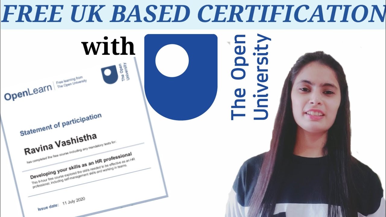 Open Learn UK University Free Courses with certificates Free online 