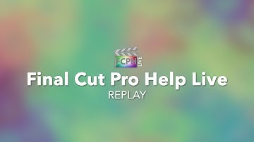 Final Cut Pro Help Live (Replay) | Batch Update Title Clips Text Format & Appearance Settings