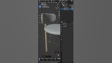 Modeling chair under 2 minutes using Blender