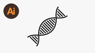 Learn How to Draw a DNA Vector in Adobe Illustrator | Dansky