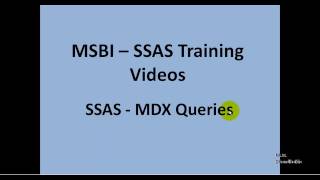 MSBI - SSAS - MDX Queries