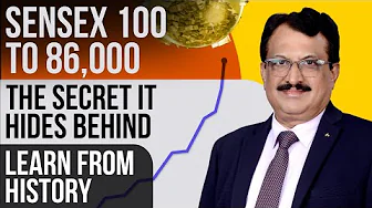Sensex 100 To 86,000The Secret It Hides Behind!! Learn From History
