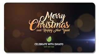 Christmas Magic Particles | After Effects Template