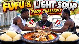 Fufu & Loght Soup full Video.. The way he ate all the FUFU... Mind blowing 🤯😡