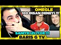 Barış G SANİYE - OMEGLE 100 İNSAN DENEYİ VİDEOSUNU İZLİYOR !!!