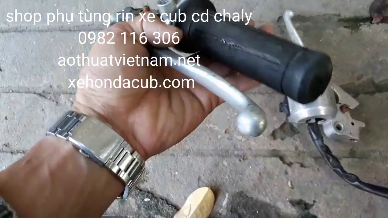 cùm zin cd - phụ tùng rin xe cub chaly cd - YouTube