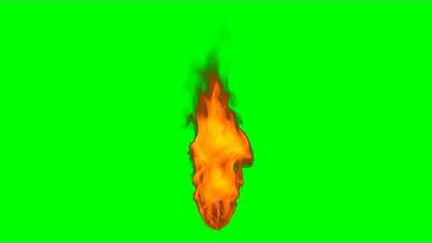 green screen fire