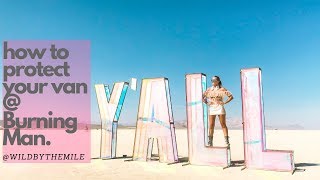 HOW TO BURNING MAN "PROOF" YOUR VAN | SOLO FEMALE TRAVEL