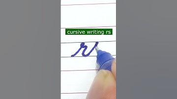 How to write small letter rs | Cursive writing a to z #cursivewriting #handwriting  #shorts #cursive