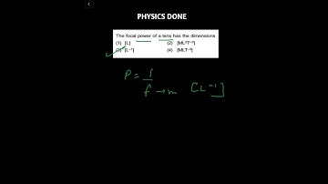 DIMENSIONAL ANALYSIS | UNIT AND DIMENSIONS | ERROR ANALYSIS | CHAPTER 3 #neet #jee @PHYSICSDONE