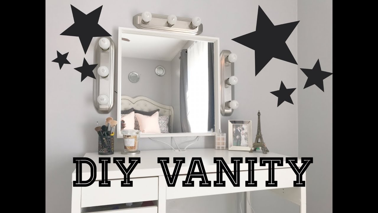 DIY Vanity on a Budget MAKEUPBYKARIBM YouTube