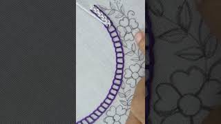 #embroidery #churider #sewing #stitchesdesign #embroiderydesign #embroiderystitches #roundneck