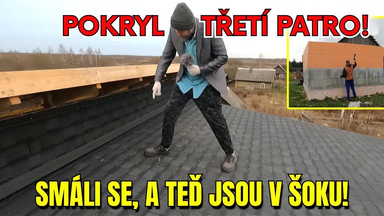 Třípatrový dům z Pěnoplexu 140 m² postavený svépomocí!