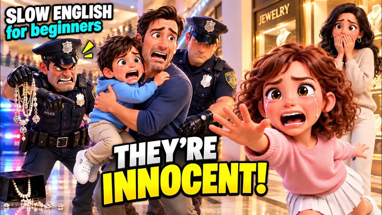 Kevin Was Arrested for a Necklace He Never Stole… Can He Prove It? 😱 | Easy English Listening (A2)