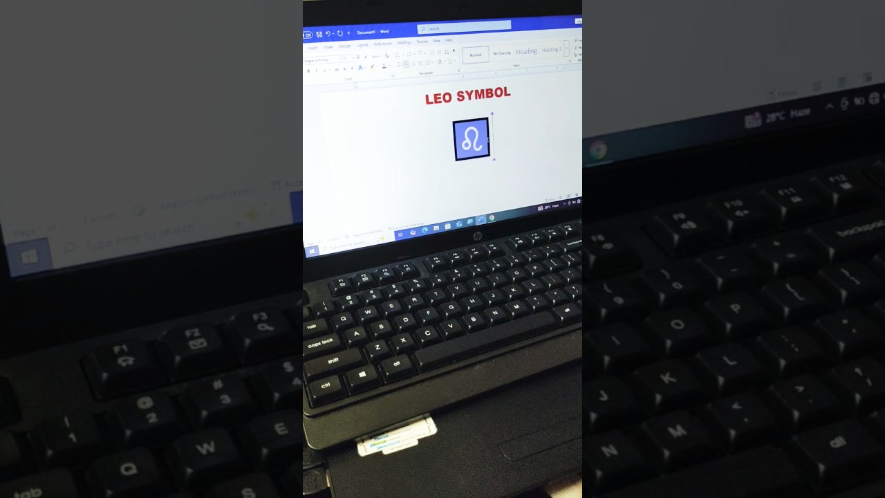 Zodiac sign Keyboard Shortcut Trick ✨ Word Shortcuts 