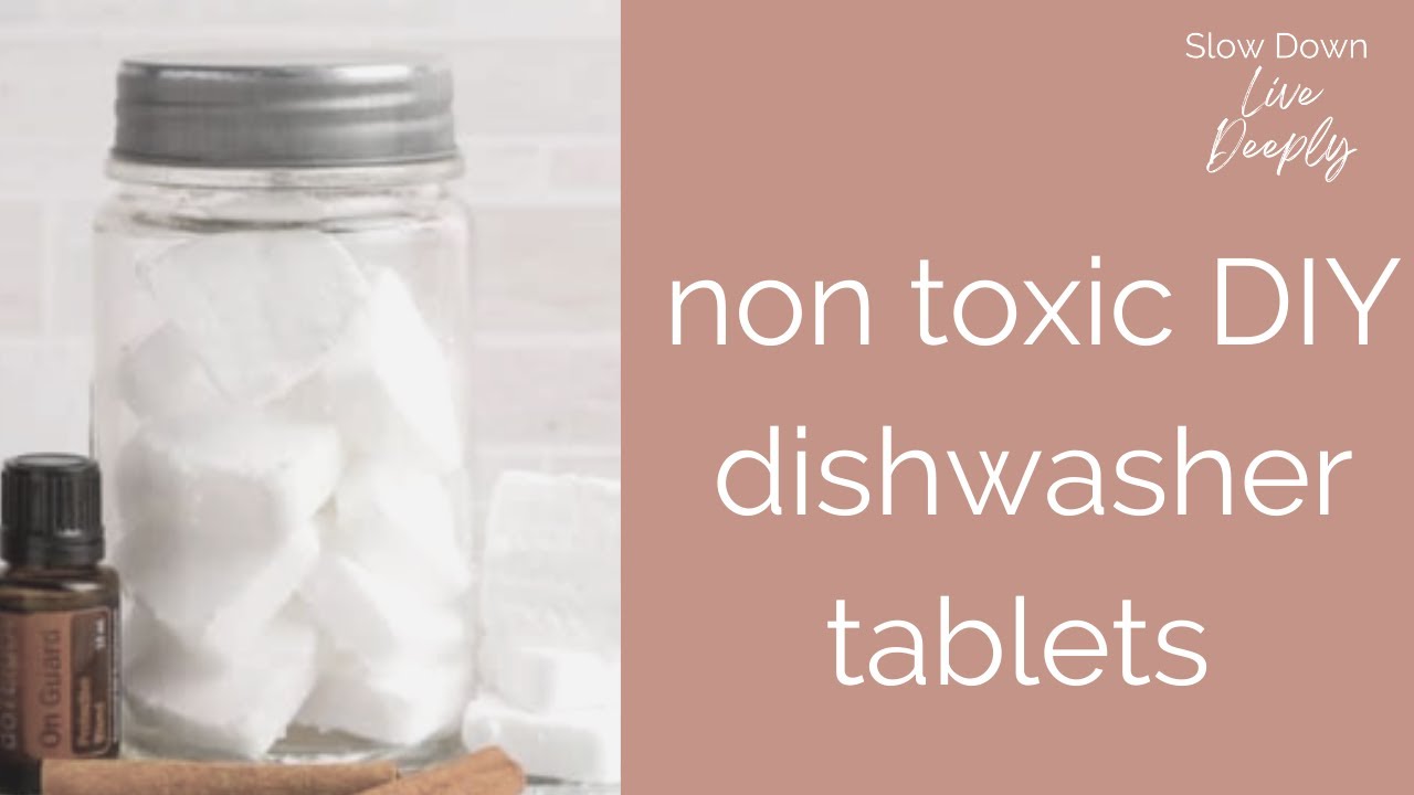 Make your own Natural Non Toxic Dishwasher Tablets YouTube