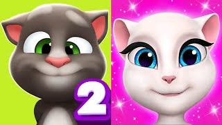 My Talking Tom 2 Vs My Talking Angela Dance With Me Gameplay 2021
