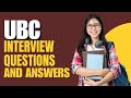 UBC Interview Questions You Need to Know NOW for 2025 Success